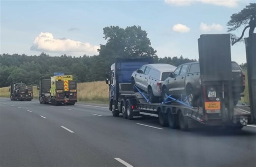 Defence Forces members deliver 30 Irish vehicles to Ukraine after 3,600km journey across Europe