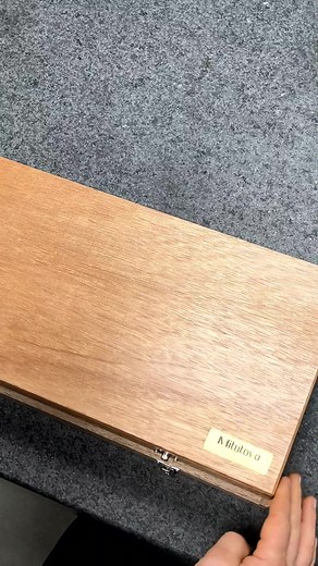 Measuring Titan 512L with Mitutoyo Depth Micrometer