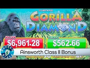 Gorilla Diamond Class II Slot Machine Bonus
