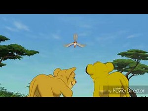 The Lion King - Zazu accompanies Nala and Simba