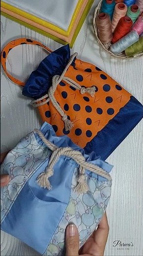 Easy DIY Drawstring Bag | Beginner Sewing Tutorial for a Cute Handbag