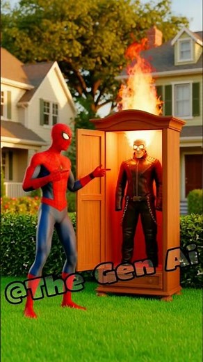 Spiderman's Uncle's Ghost Rider Suit 😂🔥 #tedrush