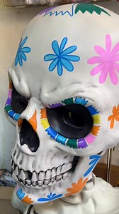 CATRINA GIGANTE 💀 #DiaDeMuertos #diy #Manualidades #viral #decor #catrina #painting #arte #pintura | Hazael Valencia