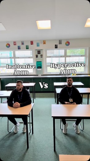 12K views · 20K reactions | Inattentive ADHD and Hyperactive ADHD differences in the classroom. #adhd #inattentiveadhd #inattentive #hyperactivity #school #classroom | mrgteacher | Facebook