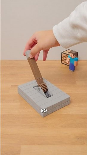 Here is a Minecraft Lever in Real Life💡 #minecraft #diy