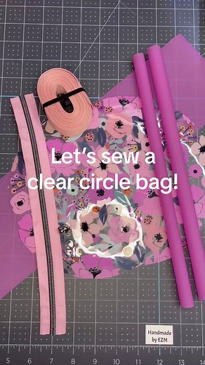 DIY Round Bag Sewing Tutorial | Handmade Circle Bag Making