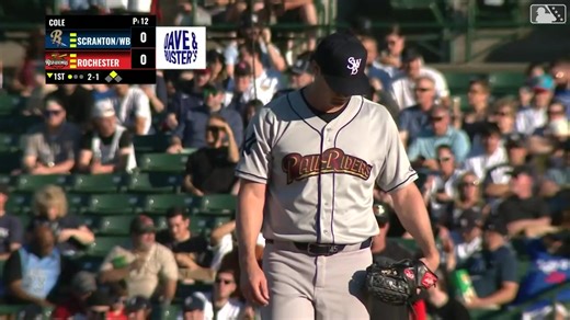 Gerrit Cole struck out 10 last night in 4.1 IP on his rehab assignment with Triple-A Scranton/Wilkes-Barre. | MLB