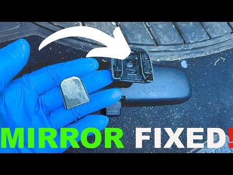 How to 🔧Fix Rear-View Mirror 🪞That Has Fallen Off The Windshield.
