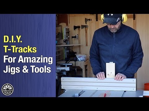 DIY T-Tracks For a Cross-Cut Fence