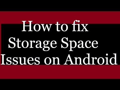 Storage Space Running Out Error Message on Android: No Delete No Uninstall!