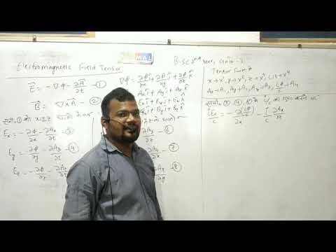 bsc 2 year, lect 65, electromagnetic field tensor by Abhishek Sir