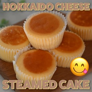 Hokkaido Cheese Steamed Cake Perfect copy cat recipe! 😋🥮 | Food Pop