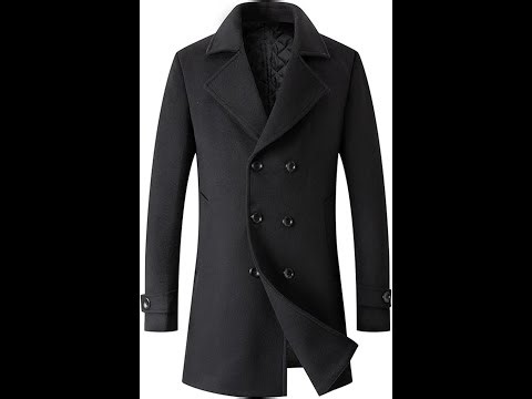 SOMTHRON Mens Business Overcoat Review - Pros & Cons - men's woolen trench coat