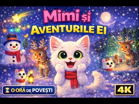 Povesti de adormit cu Mimi – povești pentru copii | LIVE nonstop 🐱✨
