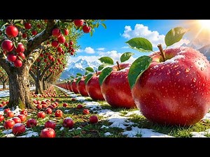 🍎 Time-Lapse: Wild Apple European Alps 20-Year Journey From Tiny Seed to Ancient Giant (SHOCKING 4K)