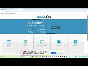 Java Selenium Framework 04g – DemoQA Widgets Tool Tips Automation