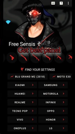 Top Rated FREE FIRE PANEL for One Tap Headshots | 5 BEST Settings for Android Players #shorts #panel