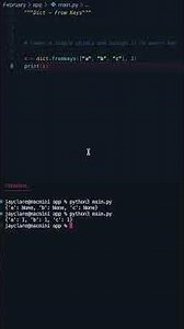 Python 3 | FromKeys is great, but has a quirk! #programming #python