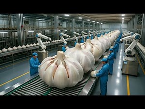Inside a Garlic Powder Factory – From Fresh Garlic to Pure Powder (Full Process)