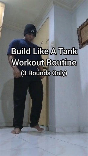 Build Like A Tank Workout Routine #BurpeesIkram