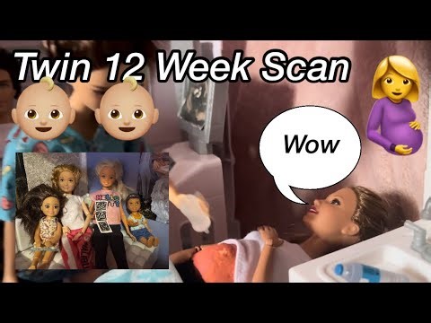 Barbie’s 12-Week Twin Baby Scan + Telling the Kids | Emotional Family Moment 👶🏼👶🏼