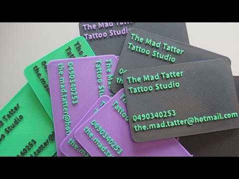 3d printing business cards