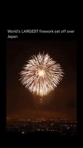 hidden inside history | Japan recently demonstrated its world-leading pyrotechnic skill by launching the largest firework ever created. The massive shell exploded... | Instagram