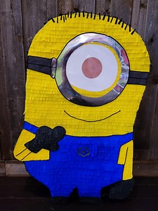 Handmade Minion Piñata: 2.5 Ft Tall Party Decoration - Etsy