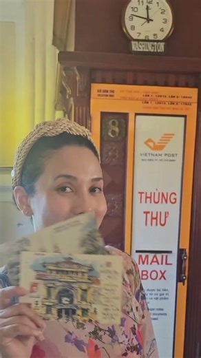 #repost from Karylle IG story: 📍Saigon Central Post Office Feels like old times when I would send mail in the Greenhills Post office. Finally sent you post cards properly mama Zsa Zsa Padilla | The Mistos