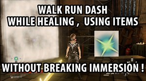Better Blending Anims Walk Run Dash While Healing or Using Items etc