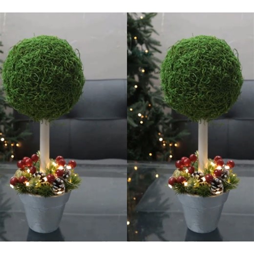 Christmas moss tree DIY | Life and Fun Story