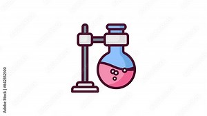 chemistry icon animation