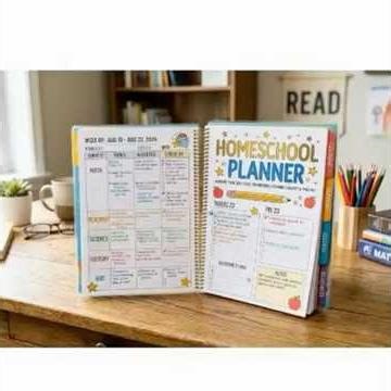 Digital Homeschool Planner | Organizer, Teacher Lesson Plan, Student Tracker & Schedule #homeschool
