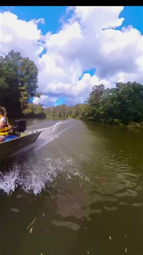 Jon boat on the creek. #boating