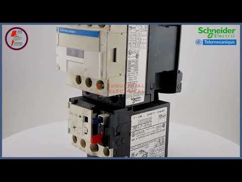 Schneider Electric LC1D18U7 Contactor + LRD06 Overload Relay | Industrial Motor Starter