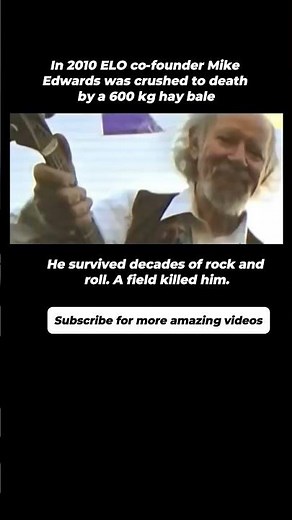 He Survived Rock and Roll — A 600kg Hay Bale Through a Hedge Killed Him 🎻💀