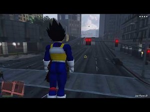 GTA 5 Vegeta Fight the Police