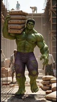 hulk ki mehnat 🥺#hulk #shortvideo #ai #animeton #ai