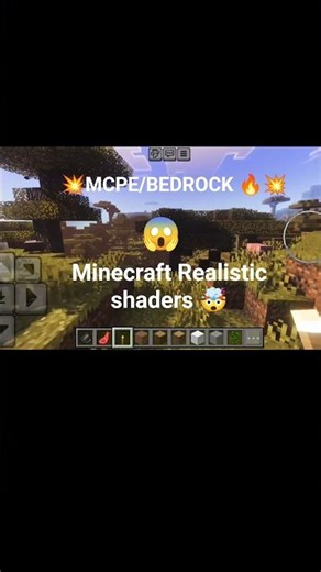 Minecraft ultra Realistic shaders #minecraft #shorts #gaming #realistic #new