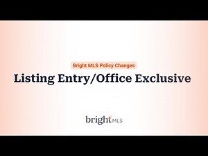 Listing Entry/Office Exclusive