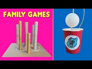 Paper Games For Families - Cardboard Crafts - Game Ideas At Home
