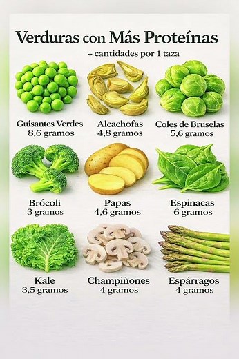 Las Mejores Verduras Ricas en Proteínas: Guía de Proteínas Vegetales.