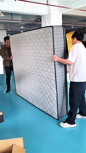 Convenient Gray Spring Mattress for Your Bedroom