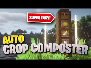 How To Build An Auto-Composter in Minecraft 1.19 | SUPER EASY (One-Take Tutorials)