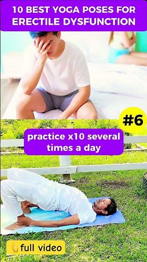 Overcome Erectile Dysfunction with These Proven Yoga Poses #6v6 #erectilefunction