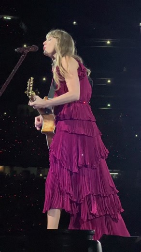 Taylor Swift Red Guitar Surprise Song at Eras Tour Concert
