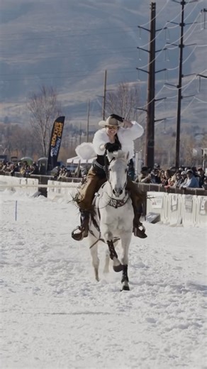PRO Skijor on Instagram: "We’ve been making snow and dialing in the course, and we are ready for an epic Cache Valley Skijoring event! Don’t miss out this Friday and Saturday! Fast runs. Epic competitors. Wild energy. Buy tickets now and don’t miss it. www.proskijor.com #cowgirls #horsesofinsta #cowboy #skijoring #wintersports"