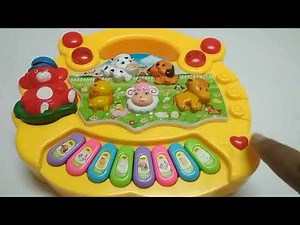Musical Educational Piano Keyboard Toys for Kids | Farm Animal Sounds