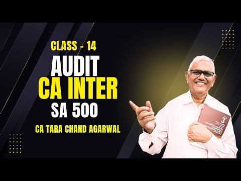 Audit CA Inter Class 14 | SA 500