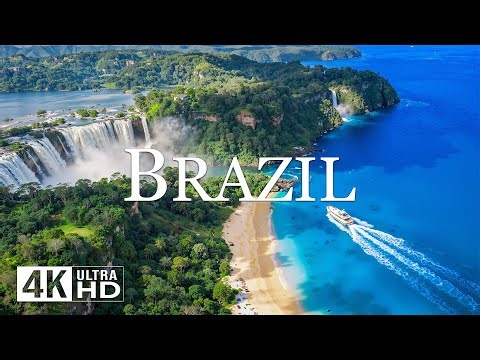 Brazil 4K Drone Footage Vibrant Beaches, Rainforests & Amazon Wonders Deep house Music